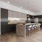 zambia modern custom wine red color high gloss lacquer kitchen cabinet ready made name