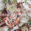 OEM Custom Wooden Cordless Flowers Holder Artificial Large Outdoor Wholesale Decoration Wreath Christmas