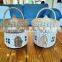 Hot Sale Cute For Kid Wicker Acorn House Bage with Handle, Rattan Mushroom Doll House Bag Kids Toys Wholesale Supplier