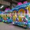Ocean trackless train Factory outlet road on trackless tourist train for sale