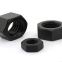 Carbon Steel Hexagon Lock Nut Black Plating Type With Fine Thread