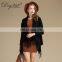 Ladies Poncho Shawl Wool Cashmere Blend Nepal Poncho Sweater with Tassel