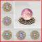 Solid wood 3D creative LED small night light Lamp Romantic flower of life crystal ornaments base bedroom Lights