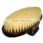 wooden and pure boar bristle mens hair brush