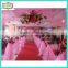 Pink soft yarn fabric for wedding decoration materials