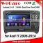 Wecaro android 4.4.4 touch screen car dvd player for audi tt navigation system 2006-2014