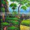 Indian oil painting art hill canvas art L-451