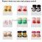 Japan wholesale cute pink strawberry baby sock for girl with creepers