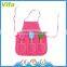gardening apron with tools set