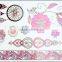 Customized Bling Bling Change Colour Metal Body Temporary Tattoo Sticker