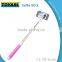 Portable Extendable Selfie Monopod with Cable Pocket Size Self-portrait Monopod