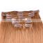 Alibaba Cheap Brazilian Human Hair Clip In Hair Extension, Large Stocks Remy Straight Human Hair Clip In Hair Extenion