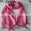 Large Size Pure Shawl With Fringe BambooThrow Blanket
