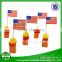Disposable Customized fancy party decorated flag toothpicks