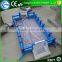 Customize blue inflatable football court for bubble soccer game
