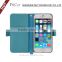 2016 arrival new hand wristband wallet case embroidery with stand feature for i phone6 case