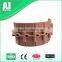 Straight running friction pad slat top chain