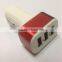 3 Port Usb Car Charger Aluminum Cover 5v/3.1A USB Car Charger Whosale