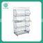 Hot sell high quality folding steel wire container,reasonable price