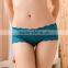 Best selling basic daisy lace women cotton breif underwear