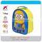 cute minions kids lunch bag box with bag