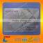 CMYK standard CR80 credit card size plastic silver mirror PET business card