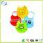 cute silicone waterproof baby bib With FDA approved