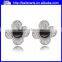 FIVE COLORS -- New big round white pearl diamond cluster stud earrings