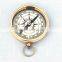 Stylish solid brass compass - Beveled Lensatic Compass w/ Rosewood Box 13409