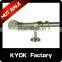 KYOK China supplier 28mm wrought iron decorative gold curtain rod finials