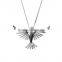 Brazil hot sale beautiful design silver women fashion pigeon shape pendant