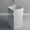 CK3001 Modern bathroom Solid Surface Engineered Solid Stone floor standing wash basin