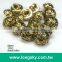 (#B6044/13mm) Taiwan produced stripe pattern small shank buttons for clothing