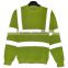 cheap wholesale long sleeve safety reflective work uniform shirt with custom imprint