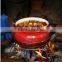 enamel finishing three-legs cast iron potjie pot