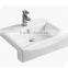 Semi lavabo sink bathroom semi recessed basin ceramic D8208C