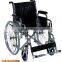 Chrome Steel Flip-up Armrest and Detachable Footrest Wheelchair