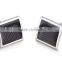 Framed Black Carbon Fiber Cufflinks