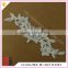 HC-2168-1 Hechun Latest Fashion White Sequin Beaded Lace Applique Patch                        
                                                Quality Choice