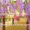 High quality white wisteria 110cm,artificial wisteria flower manufacturer