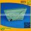 green custom zipper bag cosmetic