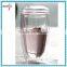 borosilicate cappuccino double wall glass cup with lid