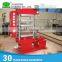 Four column rubber floor tile machine