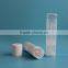 Natural organic lip balm tube, plastic clear lipstick container, 10ml lip balm case