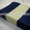 Navy Plush Dots Minky Color Block Changing Mat Cover