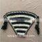 Crochet bikini swimsuit crochet black white stripe bikini supplier