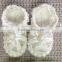 White Christening Baptism Crochet Baby Booties