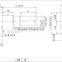 F081E series Rotary Shaft Encoder Incremental type high accuracy Encoder in all dimensions
