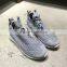 2016 elastic belt hand knit shoes , fashio woven elastic shoes