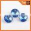 Shinning glass round satellite rhinestones for decoration